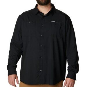 Columbia Men's Utilizer Woven Long Sleeve Black LT/GL